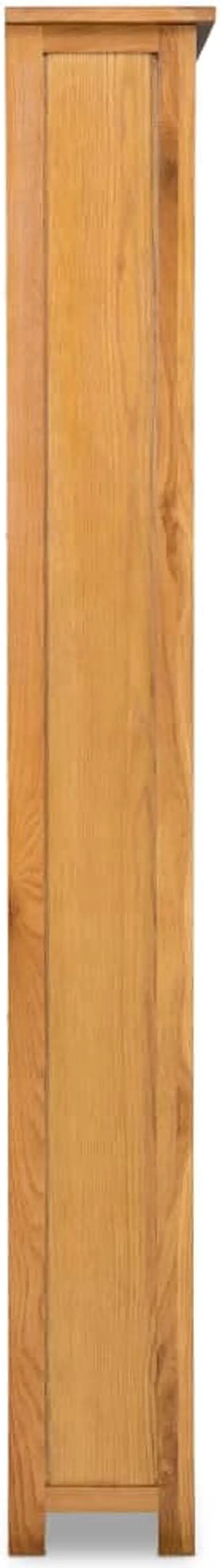 Alt view image 3 of 17 - vidaXL Solid Oak Wood 6-Tier Bookcase Book Shelves Cabinets Display Shelf