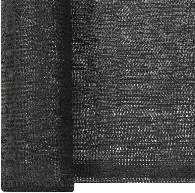 Alt view image 3 of 13 - vidaXL Fence Privacy Screen Outdoor Patio Privacy Wall Windscreen HDPE Black