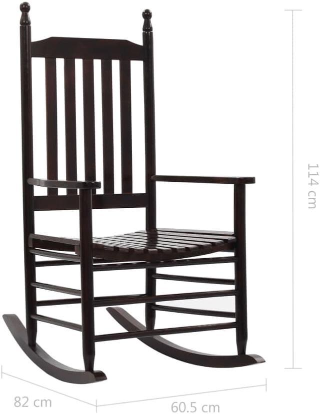 Alt view image 16 of 16 - vidaXL Garden Chairs 2 pcs Poly Rattan Oak