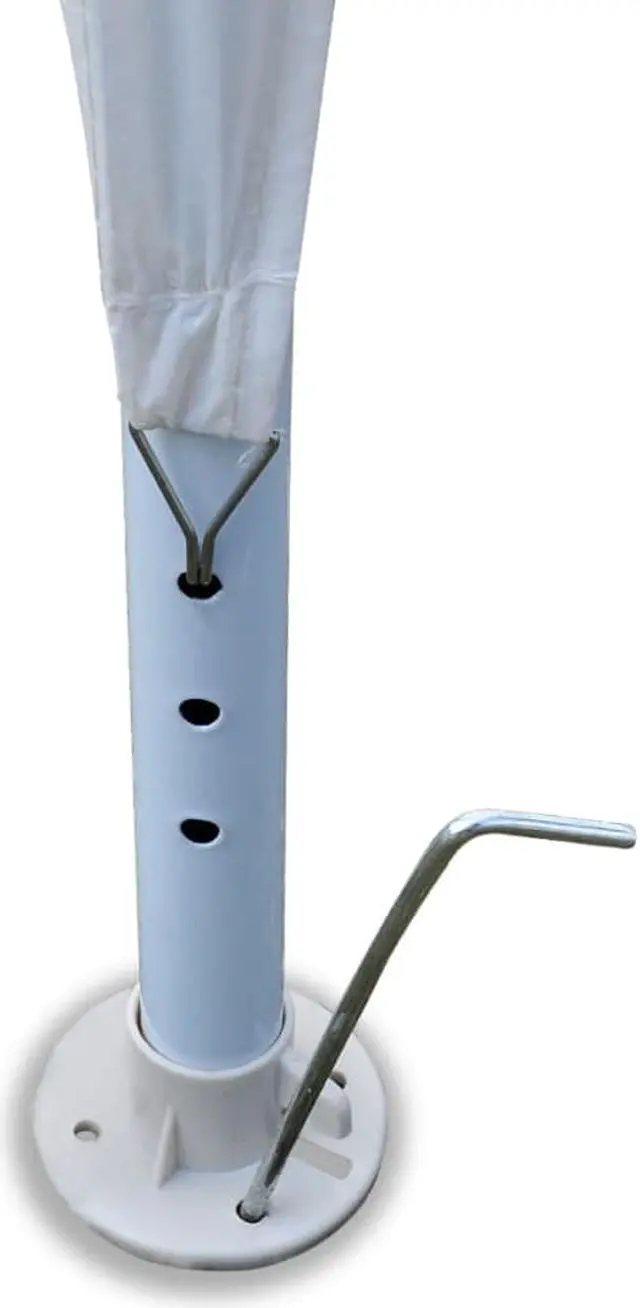 Alt view image 4 of 11 - vidaXL Party Tent Outdoor Canopy Patio Gazebo Marquee Sunshade PE Anthracite