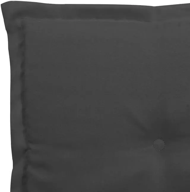 Alt view image 6 of 19 - vidaXL Garden Chair Cushions 2 pcs Anthracite 50x50x4 cm Oxford Fabric
