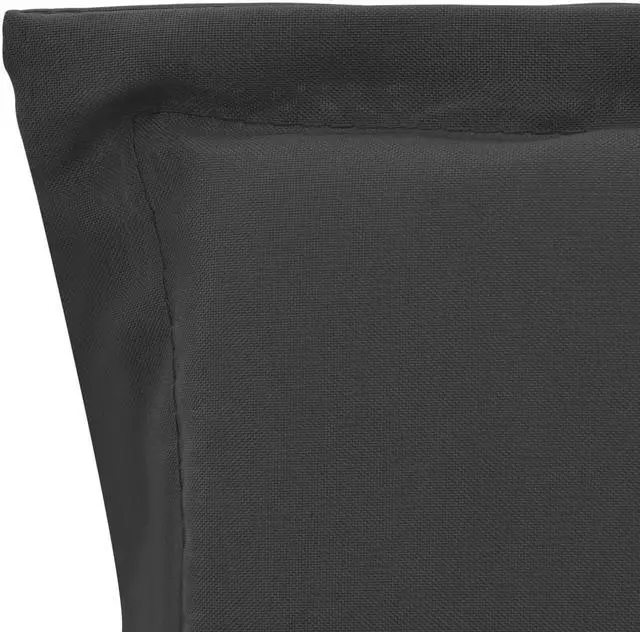 Alt view image 5 of 15 - vidaXL Chair Cushion 2 Pcs Patio Chair Cushion Pad Anthracite Oxford Fabric