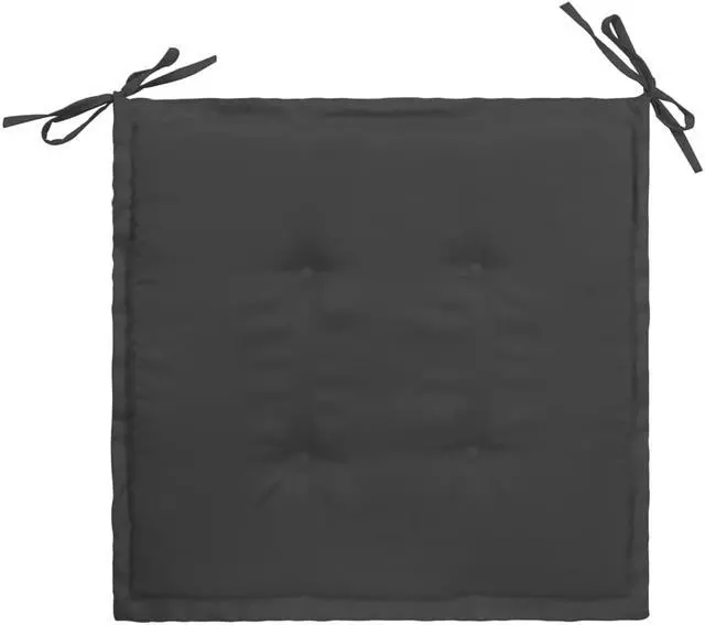 Alt view image 3 of 19 - vidaXL Garden Chair Cushions 2 pcs Anthracite 50x50x4 cm Oxford Fabric