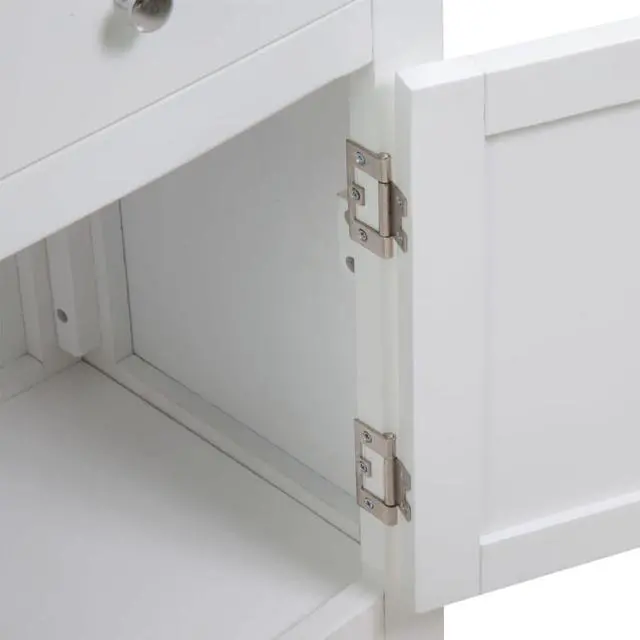 Alt view image 5 of 19 - vidaXL Sideboard Kitchen Cabinet with 3 Drawers and 3 Doors Solid Wood Oak