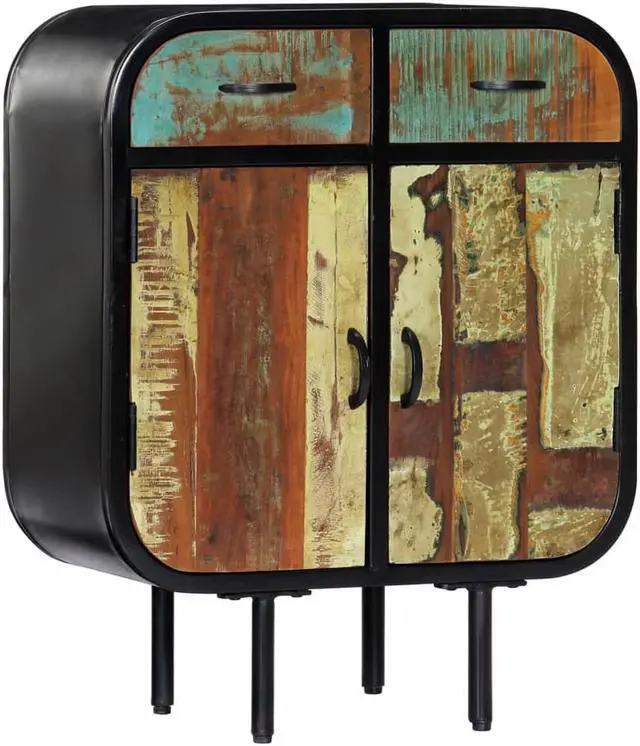 Alt view image 5 of 13 - vidaXL Sideboard Side Cabinet for Living Room Dining Room Solid Reclaimed Wood