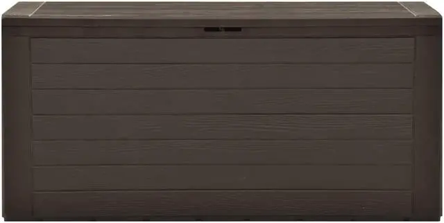 Alt view image 2 of 20 - vidaXL Outdoor Storage Box Deck Box with Lid Outdoor Patio Cabinet Anthracite