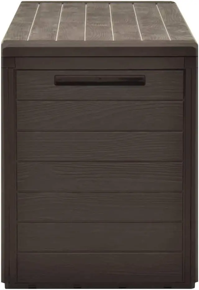 Alt view image 5 of 20 - vidaXL Outdoor Storage Box Deck Box with Lid Outdoor Patio Cabinet Anthracite