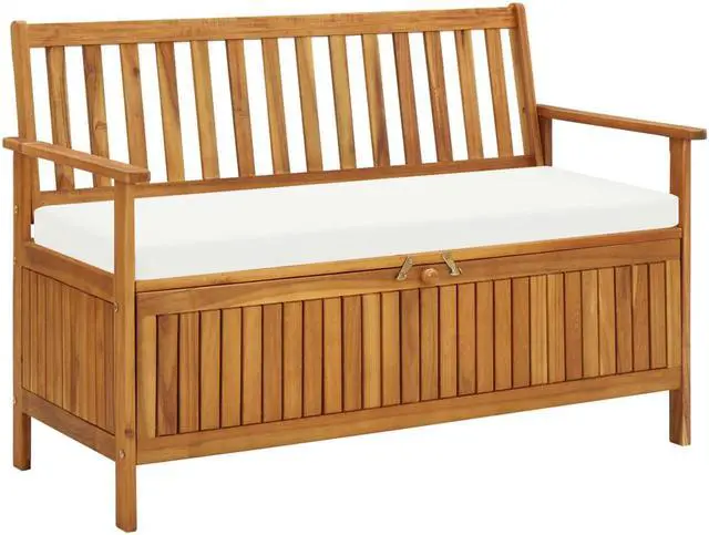 Main image of vidaXL Outdoor Storage Bench Deck Box for Patio Furniture Solid Wood Acacia