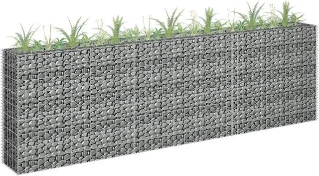 Main image of vidaXL Garden Raised Bed Outdoor Planter Pot for Vegetables Flowers WPC Gray