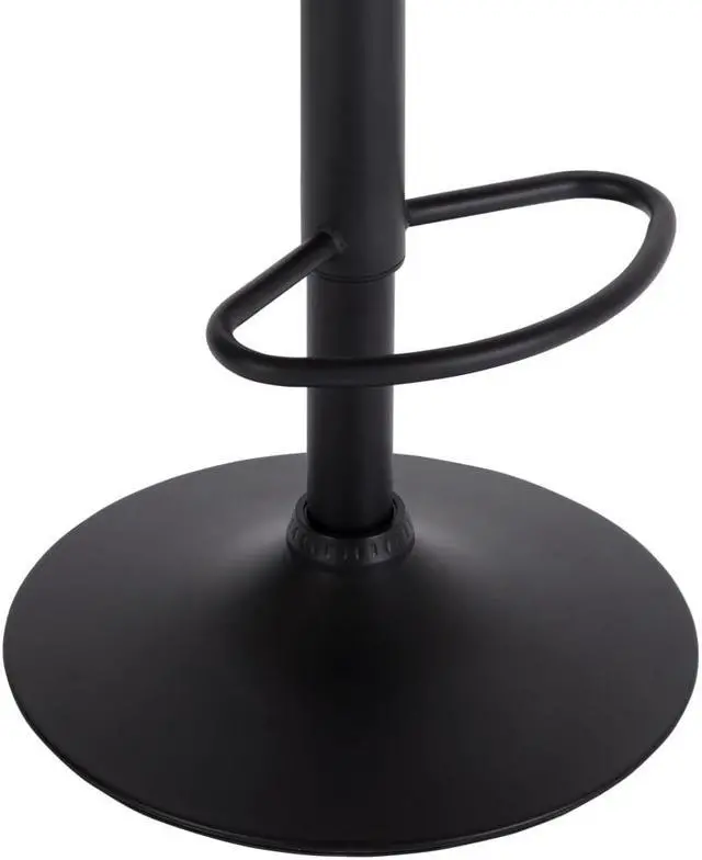 Alt view image 5 of 15 - vidaXL Swivel Bar Stool Bar Seat Counter Height Island Stool Dark Gray Fabric