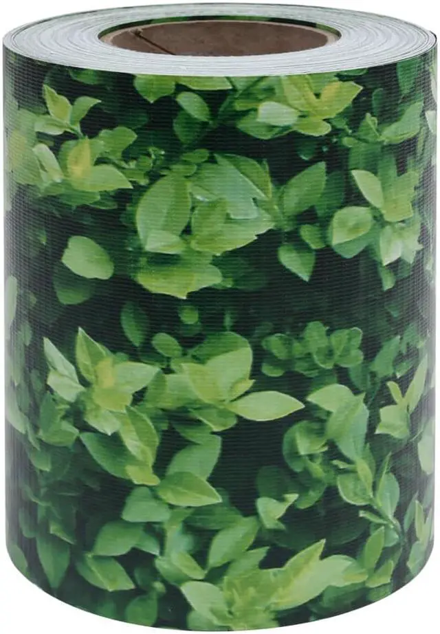 Alt view image 2 of 12 - vidaXL Garden Privacy Screen Fence Screen Fabric Roll Sunscreen PVC Green