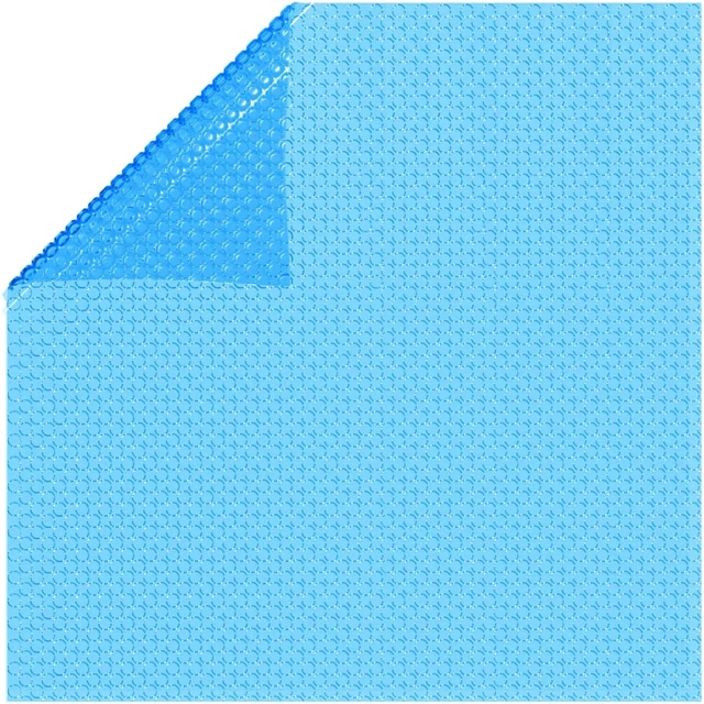 Alt view image 3 of 10 - vidaXL Pool Cover Solar Blanket Winter Pool Cover Pool Heater Cover Blue PE