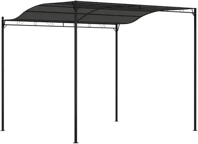 Alt view image 5 of 7 - vidaXL Gazebo Pavilion Canopy Tent with Double Roof for Garden Taupe 0.6 oz/ftÂ²