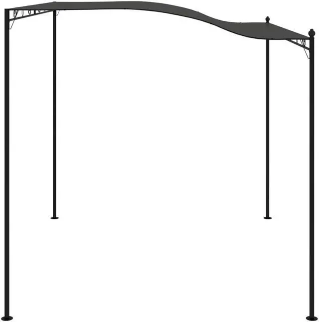 Alt view image 2 of 7 - vidaXL Gazebo Pavilion Canopy Tent with Double Roof for Garden Taupe 0.6 oz/ftÂ²