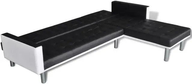 Alt view image 3 of 7 - vidaXL 2-Seater Sofa Bed with Two Pillows Accent Loveseat Couch Black Velvet