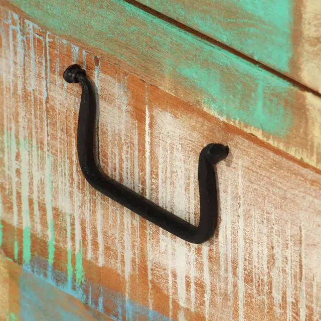 Alt view image 4 of 14 - vidaXL Storage Chest Solid Reclaimed Wood Box Entryway Trunk hallway Bench