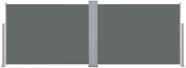Main image of vidaXL Retractable Side Awning Anthracite 39.4"x393.7" Sunshade Privacy Screen