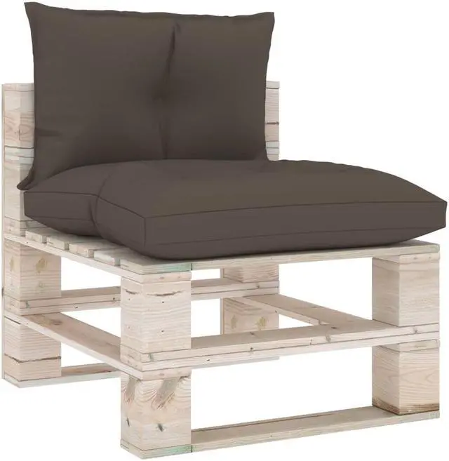 Main image of vidaXL Chair Cushion Outdoor Patio Pallet Cushion Seat Pad Anthracite Fabric