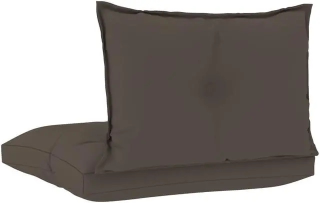 Alt view image 4 of 11 - vidaXL Chair Cushion Outdoor Patio Pallet Cushion Seat Pad Anthracite Fabric