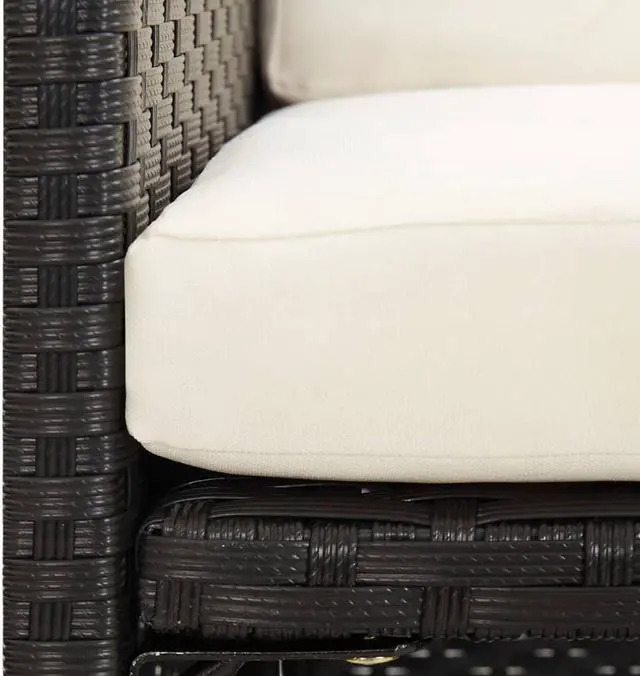 Alt view image 2 of 13 - vidaXL 2x Patio Dining Chair Wicker Poly Rattan Black Outdoor Garden Seats