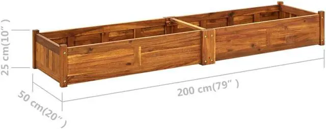 Alt view image 3 of 13 - vidaXL Raised Garden Bed Patio Raised Flower Bed Galvanized Steel Planter Green