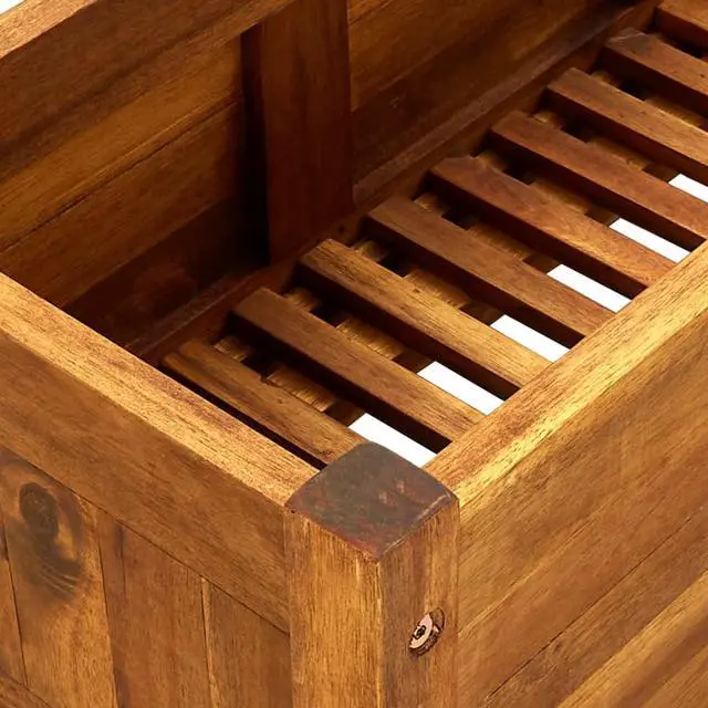 Alt view image 5 of 14 - vidaXL Raised Garden Bed Raised Flower Bed Raised Garden Box Solid Acacia Wood