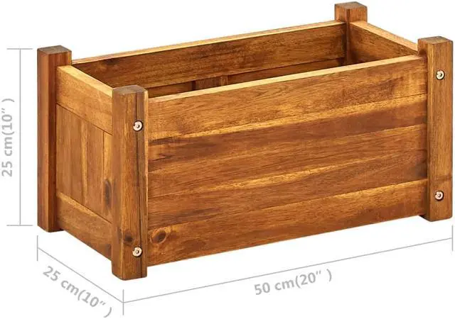 Alt view image 9 of 10 - vidaXL Gabion Raised Bed 39.4" Hexagonal Raised Plant Flower Veg Garden Box