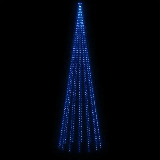 Alt view image 2 of 11 - vidaXL Christmas Tree Decoration Xmas Tree Lights with Spikes Modern Blue LEDs