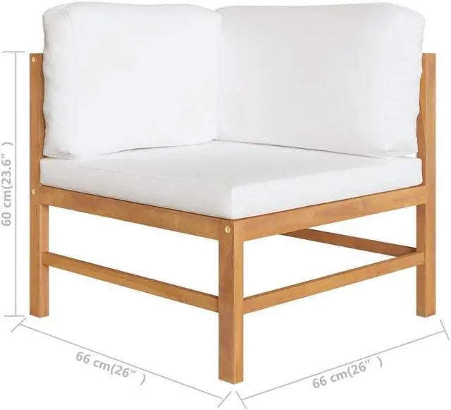 Alt view image 4 of 7 - vidaXL Patio Lounge Set Sofa 7 Piece Poly Rattan and Eucalyptus Wood Black