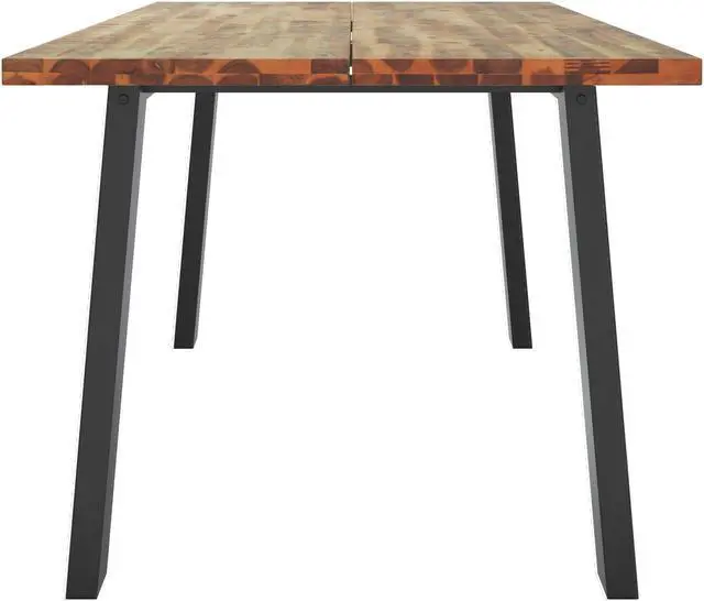 Alt view image 4 of 20 - vidaXL Dining Table Kitchen Table Wooden Dining Room Table Solid Acacia Wood