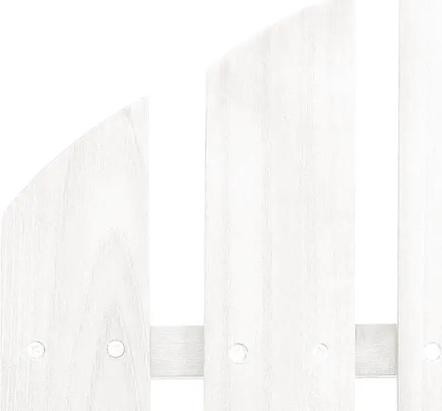 Alt view image 13 of 14 - vidaXL Garden Rocking Chair Wood White