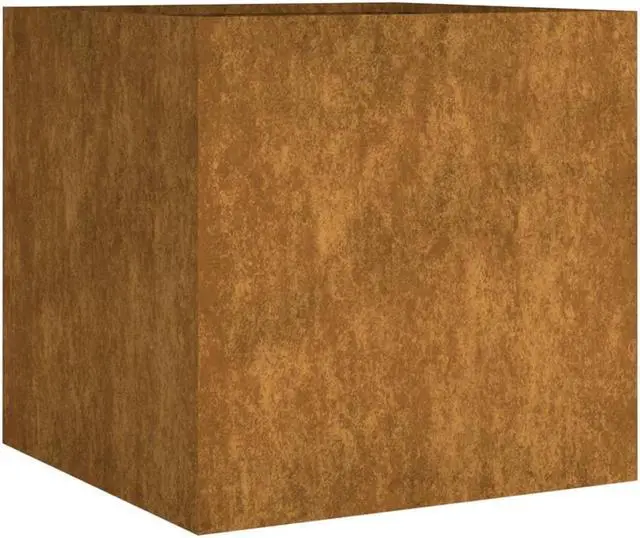 Alt view image 2 of 6 - vidaXL Planter Stand Outdoor Raised Garden Bed for Vegetables Corten Steel