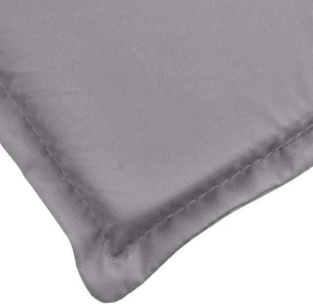 Alt view image 4 of 14 - vidaXL Chair Cushion Outdoor Water Repellent Deck Chair Seat Cushion Pad Gray
