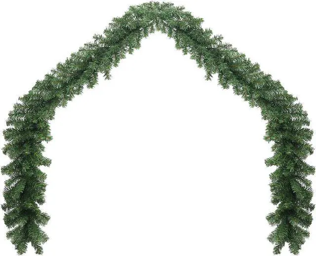 Alt view image 2 of 12 - vidaXL Christmas Garland Decoration Artificial Xmas Garland with LED Lights