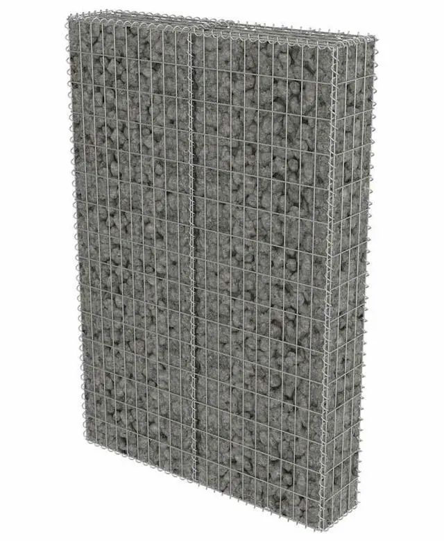 Alt view image 2 of 10 - vidaXL Gabion Basket with Lids, Galvanized Steel Gabion Wall, Rectangular Gabion Cage for Garden, High Load Capacity, 39,4"x7,9"x59,1"