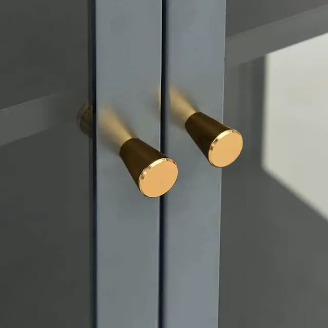 Alt view image 3 of 7 - vidaXL Sideboard Side Table End Table for Living Room Anthracite Steel and Glass