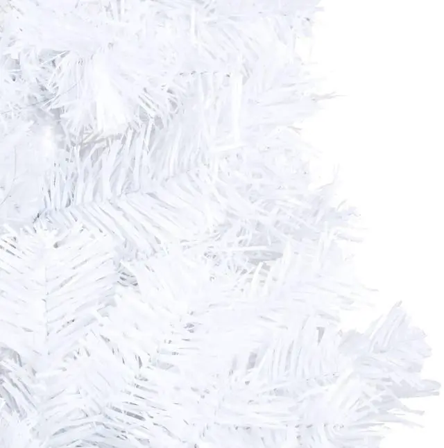 Alt view image 5 of 7 - vidaXL Artificial Pre-lit Christmas Tree with Thick Branches Xmas Tree White