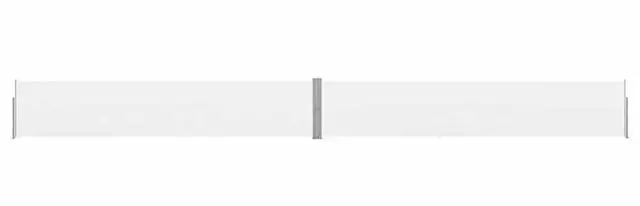 Main image of vidaXL Retractable Side Awning Patio Folding Privacy Screen 55.1"x472.4" Cream