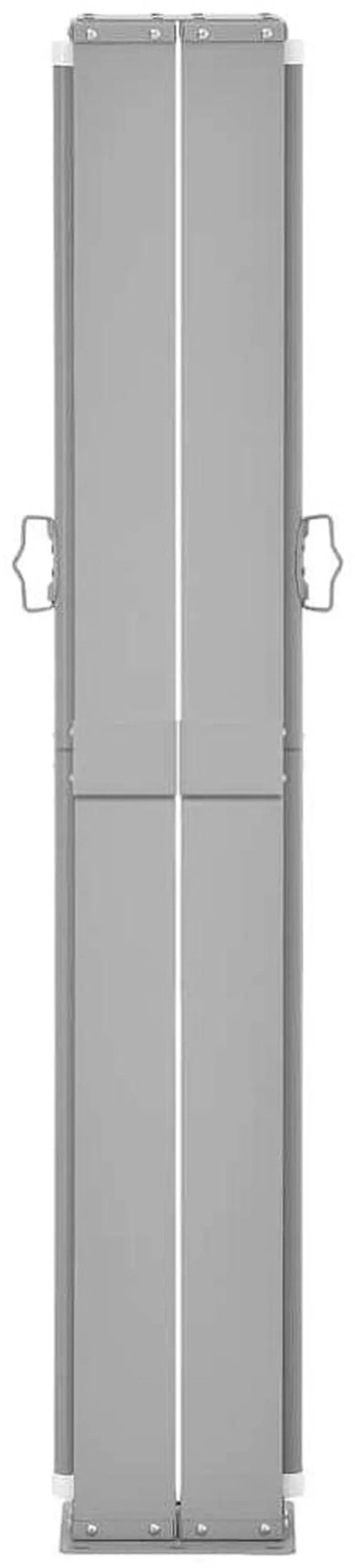 Alt view image 5 of 7 - vidaXL Retractable Side Awning Patio Folding Privacy Screen 55.1"x472.4" Cream