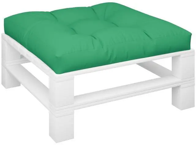 Alt view image 3 of 7 - vidaXL Pallet Sofa Cushion Green 27.6"x27.6"x4.7"