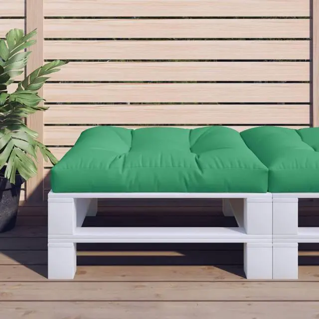 Main image of vidaXL Pallet Sofa Cushion Green 27.6"x27.6"x4.7"