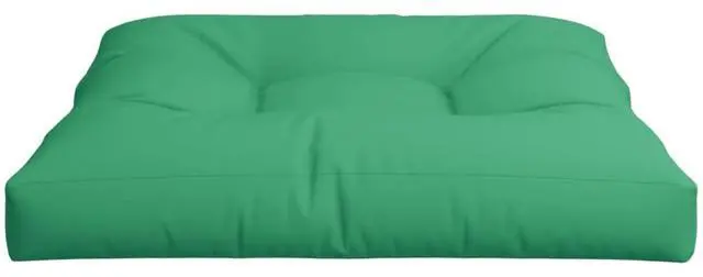Alt view image 5 of 7 - vidaXL Pallet Sofa Cushion Green 27.6"x27.6"x4.7"