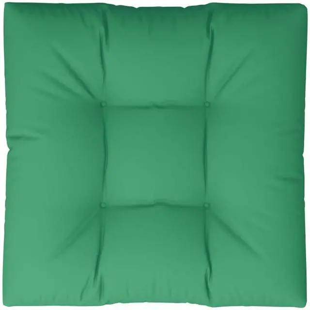 Alt view image 6 of 7 - vidaXL Pallet Sofa Cushion Green 27.6"x27.6"x4.7"