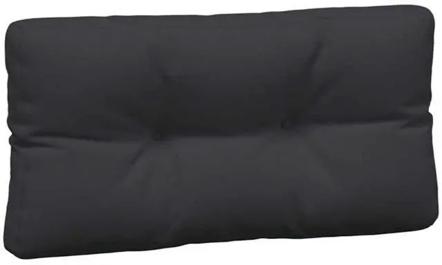 Alt view image 6 of 7 - vidaXL Chair Cushion 5 Pcs Outdoor Pallet Seat Cushion Sofa Pad Black Fabric