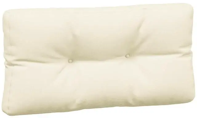 Alt view image 6 of 7 - vidaXL Chair Cushion 5 Pcs Outdoor Pallet Seat Cushion Sofa Pad Cream Fabric