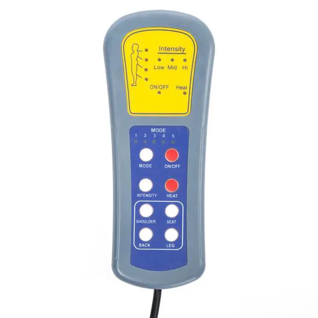 Alt view image 6 of 6 - vidaXL Massage Recliner Chair Electric Reclining Chair for Elderly Cream Fabric