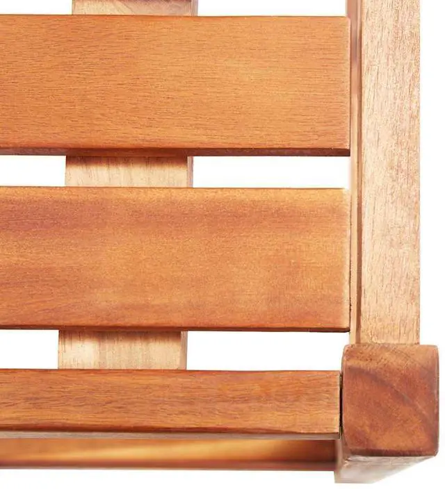 Alt view image 8 of 8 - vidaXL Bar Stools Bar Seats Counter Height Island Stools 2 Pcs Solid Acacia Wood