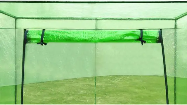 Alt view image 3 of 15 - vidaXL Greenhouse Grow House for Plant Growing Green House Steel Frame PVC