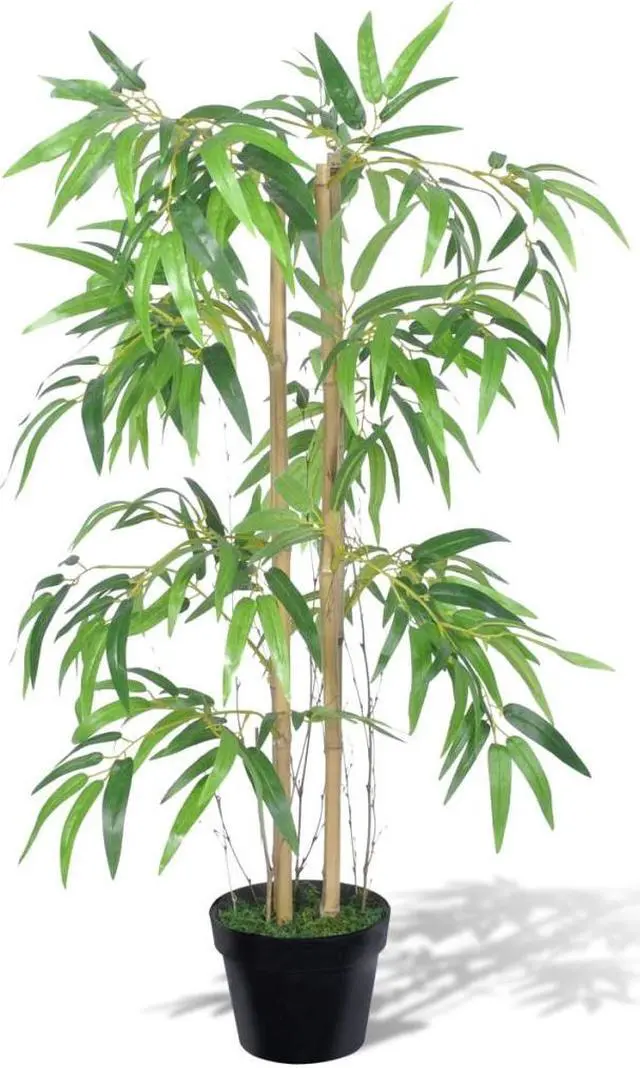 Main image of vidaXL Artificial Plant Artificial Bamboo Artificial Tree Twiggy with Pot 35.4"