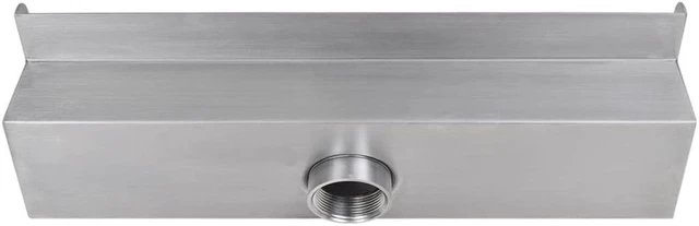 Alt view image 4 of 13 - vidaXL Pool Fountain Spillway Waterfall Fountain for Garden Pond Stainless Steel